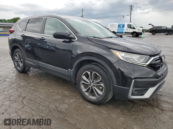 2021 Honda CR-V EX-L with VIN 5J6RW2H81MA000708, listed as a Copart auction lot 55625265 with 30,505 mi miles and Salvage Title. Bid and sale history available at DreamBid. Image 4.