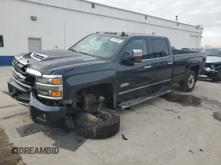 2018 Chevrolet Silverado 3500HD High Country with VIN 1GC4K1EY7JF108484, listed as a Copart auction lot 87854835 with 88,518 mi miles and Salvage Title. Bid and sale history available at DreamBid. Image 1.