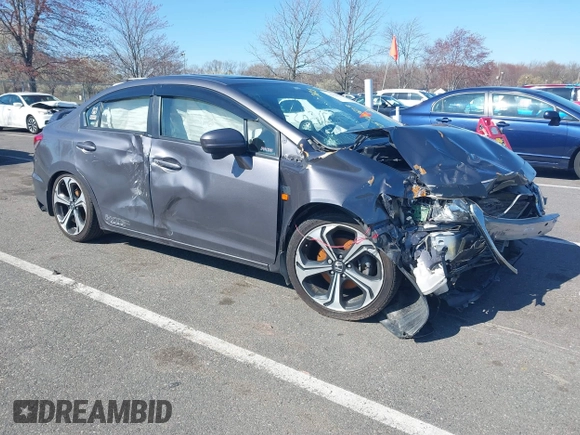 2015 Honda Civic Sedan Si with VIN 2HGFB6E50FH703745, listed as a IAAI auction lot 41910964 with 121,107 mi miles. Bid and sale history available at carsss.com. Image 6.