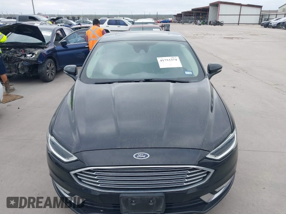 2017 Ford Fusion Titanium with VIN 3FA6P0K9XHR187444, listed as a IAAI auction lot 41753374 with 88,029 mi miles. Bid and sale history available at carsss.com. Image 12.