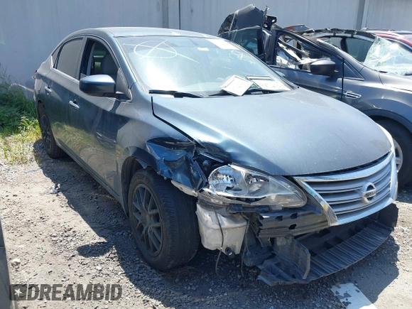 2015 Nissan Sentra S with VIN 3N1AB7AP4FY363387, listed as a IAAI auction lot 41862097 with 132,970 mi miles. Bid and sale history available at carsss.com. Image 1.