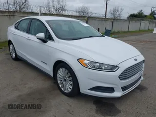 2015 Ford Fusion S Hybrid with VIN 3FA6P0UU2FR283244, listed as a IAAI auction lot 41740108 with 141,739 mi miles. Bid and sale history available at carsss.com. Image 1.
