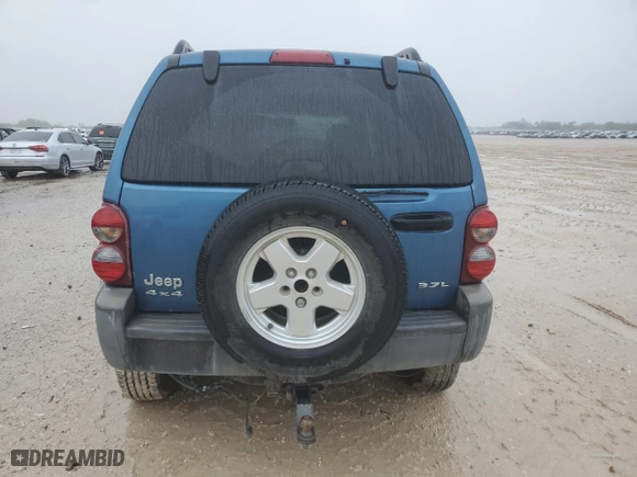 2006 Jeep Liberty Sport with VIN 1J4GL48K56W154142, listed as a Copart auction lot 50806985 with 163,610 mi miles and Salvage Title. Bid and sale history available at carsss.com. Image 6.