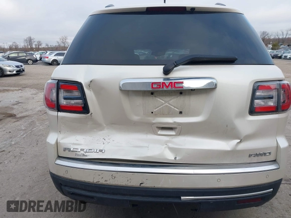 2014 GMC Acadia SLT with VIN 1GKKVRKD7EJ258942, listed as a IAAI auction lot 41828635 with 173,389 mi miles and . Bid and sale history available at DreamBid. Image 6.