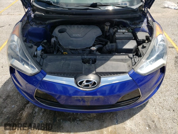 2012 Hyundai Veloster w/Red Int with VIN KMHTC6AD2CU048049, listed as a Copart auction lot 63796274 with 122,914 mi miles and Salvage title. Bid and sale history available at DreamBid. Image 11.