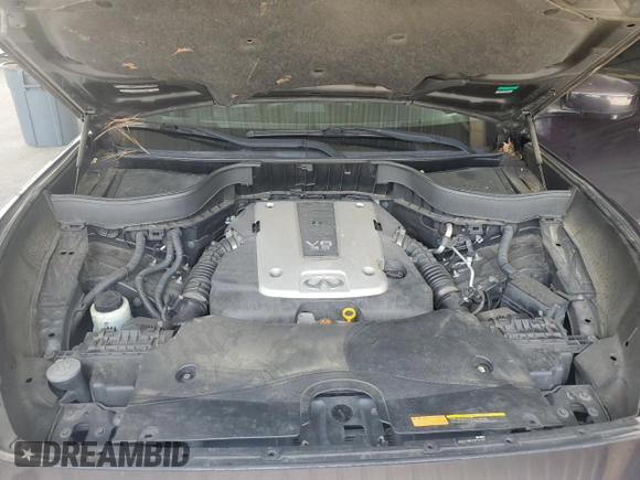 2012 Infiniti FX with VIN JN8AS1MW0CM151991, listed as a Copart auction lot 62038085 with 233,504 mi miles and Salvage title. Bid and sale history available at DreamBid. Image 12.