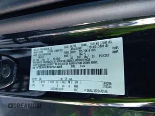 2022 Ford F-150 XL with VIN 1FTEW1E8XNFC14085, listed as a IAAI auction lot 41255521 with 64,603 mi miles and . Bid and sale history available at DreamBid. Image 9.