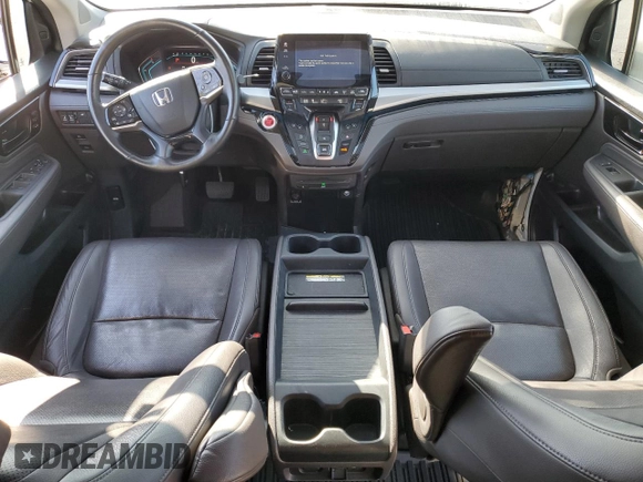 2019 Honda Odyssey Elite with VIN 5FNRL6H98KB004399, listed as a Copart auction lot 43932075 with 35,843 mi miles and Salvage Title. Bid and sale history available at DreamBid. Image 8.