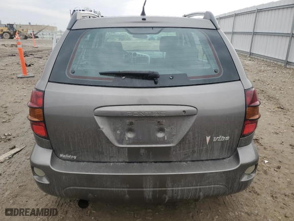 2006 Pontiac Vibe with VIN 5Y2SL65856Z423081, listed as a Copart auction lot 47860725 with 168,803 mi miles and Clean Title. Bid and sale history available at carsss.com. Image 6.
