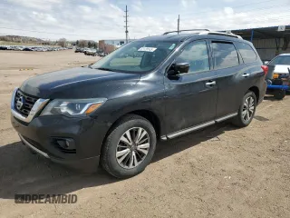 2017 Nissan Pathfinder SL with VIN 5N1DR2MM4HC691314, listed as a Copart auction lot 52129145 with 106,192 mi miles and Salvage Title. Bid and sale history available at carsss.com. Image 1.