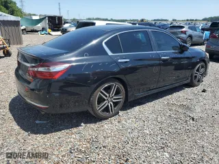2017 Honda Accord Sedan Sport with VIN 1HGCR2F55HA278594, listed as a Copart auction lot 53031695 with 141,022 mi miles and Salvage Title. Bid and sale history available at carsss.com. Image 3.