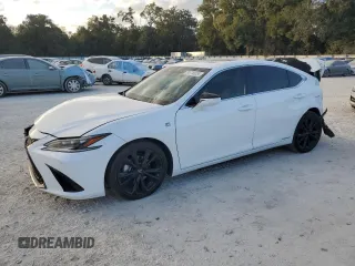 2022 Lexus ES 300h F Sport with VIN 58AGA1C12NU021507, listed as a Copart auction lot 80716024 with 43,663 mi miles and Non repairable. Bid and sale history available at DreamBid. Image 1.