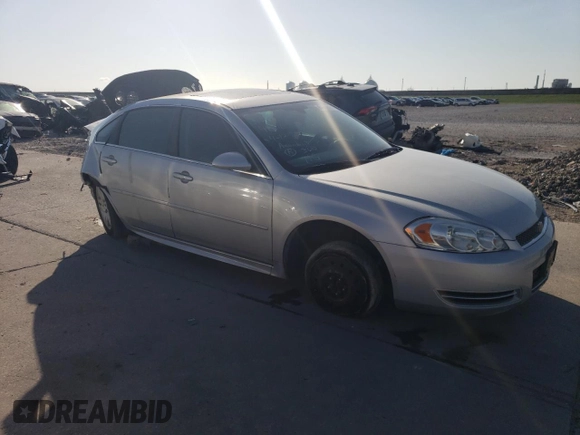 2015 Chevrolet Impala LT with VIN 2G1WB5E33F1149738, listed as a Copart auction lot 54711315 with Not provided miles and Salvage title. Bid and sale history available at DreamBid. Image 4.