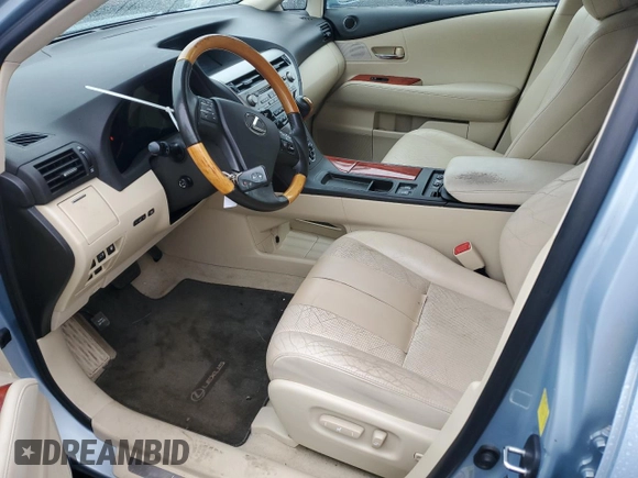 2011 Lexus RX 350 with VIN 2T2BK1BA4BC098615, listed as a Copart auction lot 54312315 with 179,414 mi miles and Non repairable. Bid and sale history available at DreamBid. Image 7.