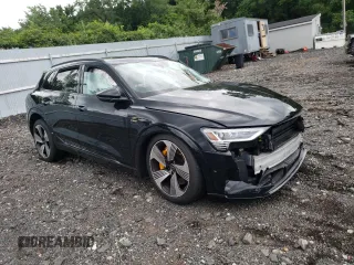 2023 Audi e-tron Premium Plus with VIN WA1LAAGE2PB007879, listed as a Copart auction lot 63622544 with Not provided miles and Salvage title. Bid and sale history available at DreamBid. Image 4.