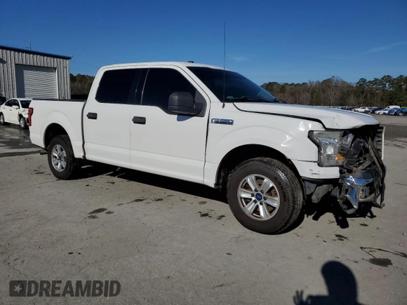 2017 Ford F-150 XL with VIN 1FTEW1CF3HFC04617, listed as a Copart auction lot 88091065 with 206,559 mi miles and Salvage title. Bid and sale history available at DreamBid. Image 4.