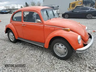 1972 Volkswagen Beetle with VIN 1122340845, listed as a Copart auction lot 52504005 with 185,049 mi miles and Clean Title. Bid and sale history available at DreamBid. Image 4.