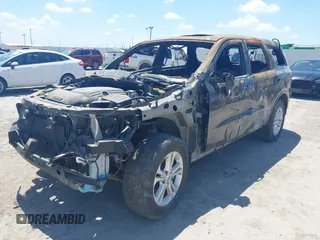 2019 Dodge Durango R/T with VIN 1C4SDJCT6KC622855, listed as a IAAI auction lot 42103440 with 1 mi miles. Bid and sale history available at carsss.com. Image 2.