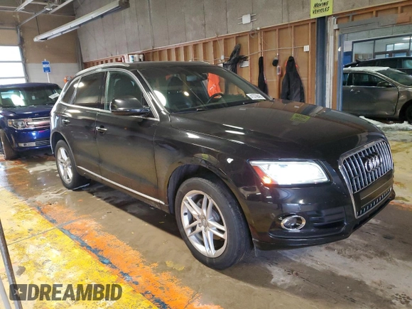 2015 Audi Q5 Premium Plus with VIN WA1LFAFP1FA075468, listed as a Copart auction lot 41379845 with 73,105 mi miles and Non Repairable. Bid and sale history available at carsss.com. Image 4.