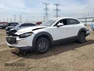 2023 Mazda CX-30 S with VIN 3MVDMBAMXPM586909, listed as a Copart auction lot 55889535 with 21,057 mi miles and Salvage title. Bid and sale history available at DreamBid. Image 1.