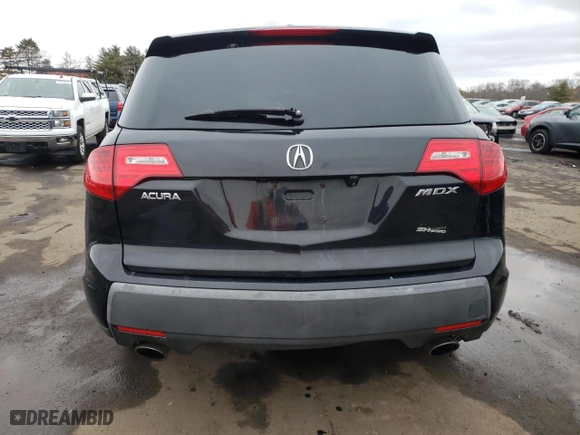 2009 Acura MDX Sport/Entertainment Pkg with VIN 2HNYD28849H505989, listed as a Copart auction lot 46950375 with 141,864 mi miles and Salvage Title. Bid and sale history available at carsss.com. Image 6.