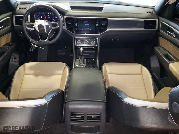 2021 Volkswagen Atlas Cross Sport 2.0T SEL with VIN 1V2BC2CA3MC226892, listed as a Copart auction lot 74597214 with 28,227 mi miles and Salvage Title. Bid and sale history available at carsss.com. Image 8.