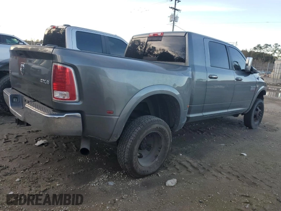 2013 Ram 3500 Laramie with VIN 3C63RRMLXDG608757, listed as a Copart auction lot 87362024 with 0 mi miles and Salvage Title. Bid and sale history available at carsss.com. Image 3.