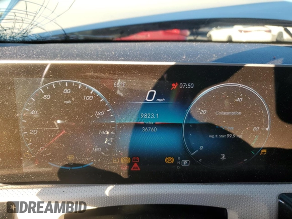 2020 Mercedes-Benz A 220 with VIN WDD3G4EB3LW039599, listed as a Copart auction lot 85500624 with 36,760 mi miles and Salvage Title. Bid and sale history available at DreamBid. Image 9.