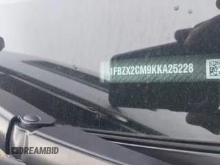 2019 Ford Transit Passenger XL with VIN 1FBZX2CM9KKA25228, listed as a IAAI auction lot 40274823 with 35,155 mi miles. Bid and sale history available at carsss.com. Image 17.