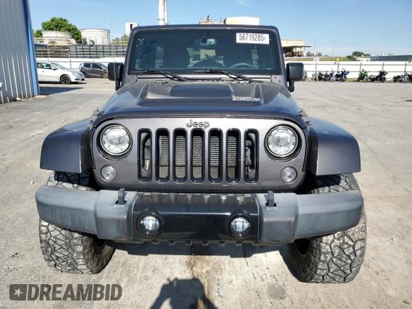 2017 Jeep Wrangler Unlimited Sahara with VIN 1C4BJWEG0HL727423, listed as a Copart auction lot 56719285 with 62,965 mi miles and Salvage title. Bid and sale history available at DreamBid. Image 5.
