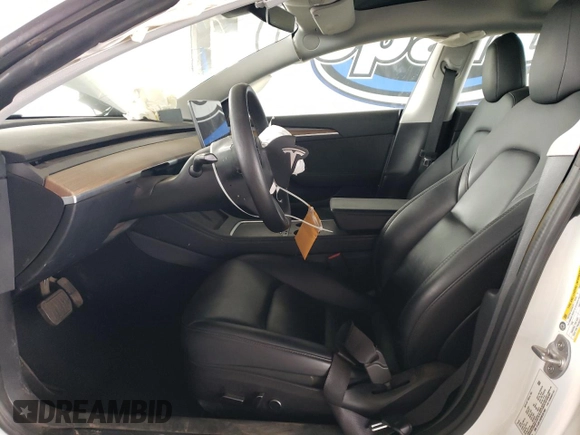2022 Tesla Model 3 Long Range with VIN 5YJ3E1EB2NF267485, listed as a Copart auction lot 54952505 with 30,569 mi miles and Clean Title. Bid and sale history available at DreamBid. Image 7.
