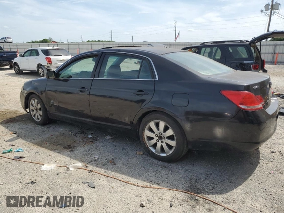 2007 Toyota Avalon XL with VIN 4T1BK36B57U239670, listed as a Copart auction lot 54061195 with 0 mi miles and Salvage Title. Bid and sale history available at carsss.com. Image 2.
