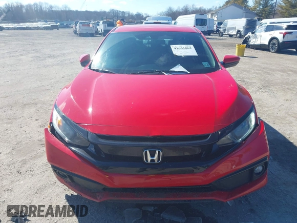 2020 Honda Civic Sedan Sport with VIN 2HGFC2F89LH550311, listed as a IAAI auction lot 41641862 with 100,175 mi miles. Bid and sale history available at carsss.com. Image 12.