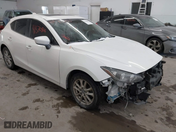 2015 Mazda Mazda3 i Touring with VIN 3MZBM1L76FM178980, listed as a IAAI auction lot 41570806 with 155,064 mi miles. Bid and sale history available at carsss.com. Image 1.