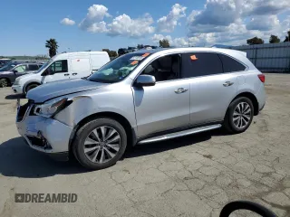 2015 Acura MDX Technology z VIN 5FRYD3H41FB014112, wystawiony jako Copart lot #51713615 z przebiegiem 122 565 mil mil oraz Szkoda całkowita • Salvage title. Historia ofert i sprzedaży dostępna na DreamBid. Obrazek 1.