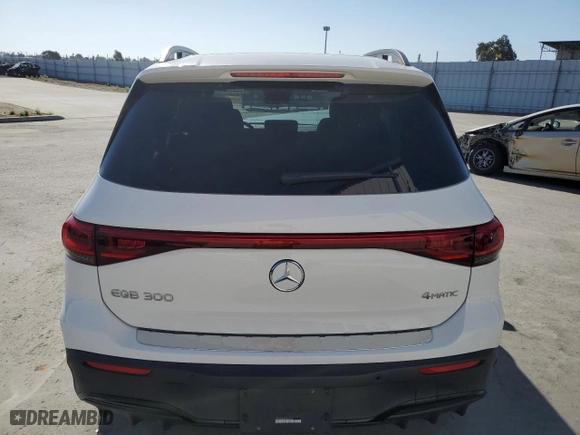 2023 Mercedes-Benz EQB with VIN W1N9M0KB6PN056752, listed as a Copart auction lot 70836874 with 5,997 mi miles and Salvage Title. Bid and sale history available at carsss.com. Image 6.
