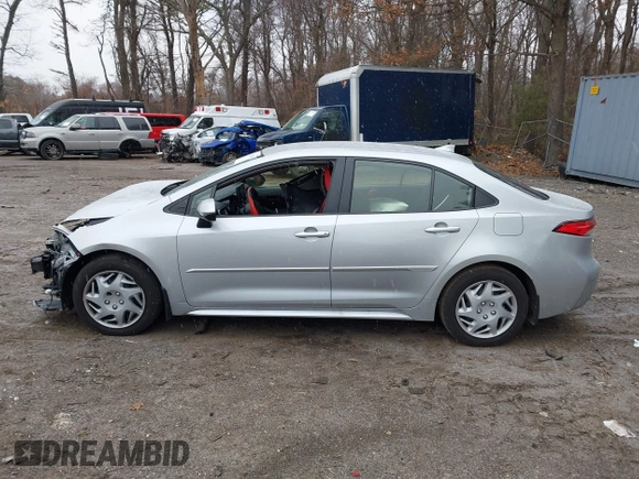 2022 Toyota Corolla LE with VIN JTDEPMAE9N3008929, listed as a IAAI auction lot 41238208 with 45,601 mi miles. Bid and sale history available at carsss.com. Image 14.