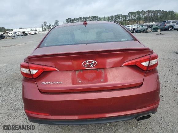2015 Hyundai Sonata 2.4L SE with VIN 5NPE24AF0FH035921, listed as a Copart auction lot 51865845 with 216,749 mi miles and Clean Title. Bid and sale history available at carsss.com. Image 6.