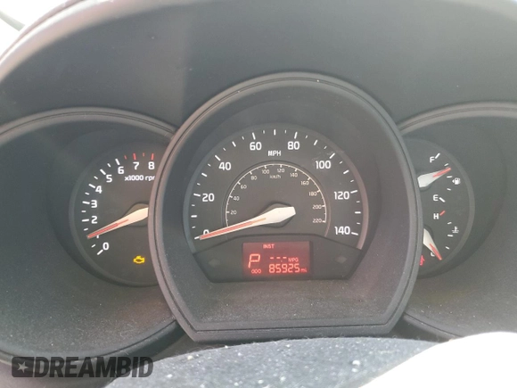 2016 Kia Rio LX with VIN KNADM4A30G6642969, listed as a Copart auction lot 54170695 with 85,925 mi miles and Salvage Title. Bid and sale history available at carsss.com. Image 9.