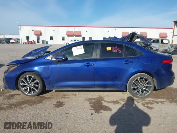 2020 Toyota Corolla SE with VIN JTDS4RCEXLJ053070, listed as a IAAI auction lot 41797751 with 1 mi miles. Bid and sale history available at carsss.com. Image 14.