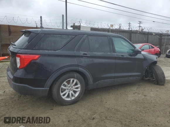 2021 Ford Explorer with VIN 1FMSK7BH5MGA83450, listed as a Copart auction lot 49476685 with 35,803 mi miles and Salvage Title. Bid and sale history available at carsss.com. Image 3.