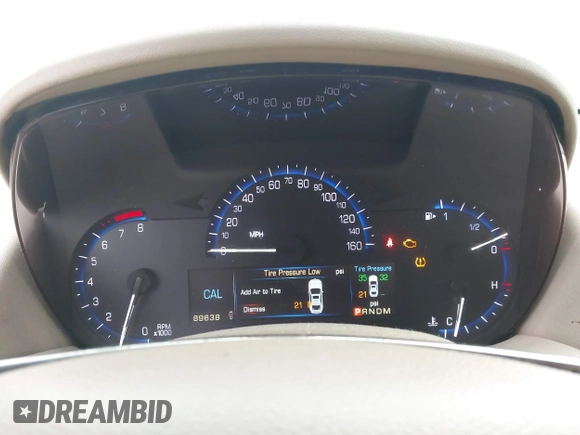 2015 Cadillac ATS Sedan Luxury RWD with VIN 1G6AB5RX6F0107304, listed as a IAAI auction lot 40934454 with 89,638 mi miles. Bid and sale history available at carsss.com. Image 7.
