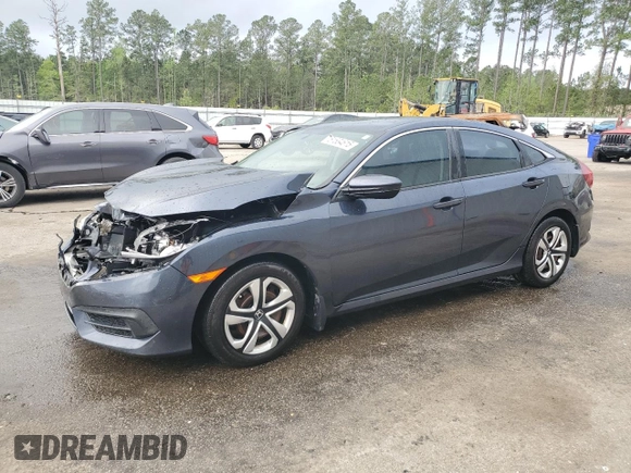 2017 Honda Civic LX with VIN 19XFC2F53HE033738, listed as a Copart auction lot 51534615 with 129,960 mi miles and Salvage Title. Bid and sale history available at DreamBid. Image 1.