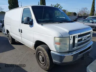 2010 Ford Econoline Cargo Commercial with VIN 1FTSE3EL9ADA46967, listed as a IAAI auction lot 41562287 with 162,158 mi miles. Bid and sale history available at carsss.com. Image 1.