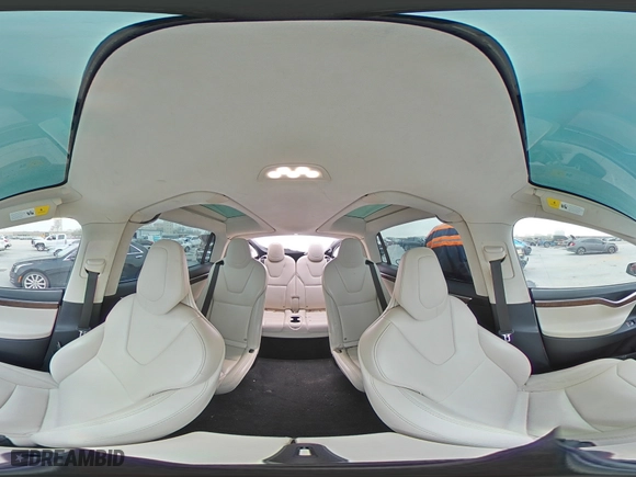 2017 Tesla Model X 90D with VIN 5YJXCBE22HF069829, listed as a Copart auction lot 50027845 with 88,279 mi miles and Salvage Title. Bid and sale history available at carsss.com. Image 14.