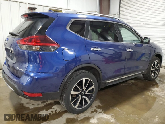 2019 Nissan Rogue SL with VIN 5N1AT2MV2KC752633, listed as a Copart auction lot 51119935 with 53,843 mi miles and Salvage Title. Bid and sale history available at carsss.com. Image 3.