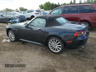 2017 FIAT 124 Spider Lusso with VIN JC1NFAEK4H0105489, listed as a Copart auction lot 62118945 with 90,490 mi miles and Clean title. Bid and sale history available at DreamBid. Image 2.