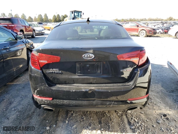 2011 Kia Optima EX with VIN KNAGN4A75B5179058, listed as a Copart auction lot 74541263 with 122,552 mi miles and Salvage Title. Bid and sale history available at carsss.com. Image 6.