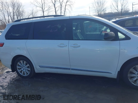 2017 Toyota Sienna XLE with VIN 5TDDZ3DC3HS171251, listed as a IAAI auction lot 41637035 with 124,127 mi miles and . Bid and sale history available at DreamBid. Image 14.