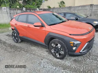 2024 Hyundai Kona SEL with VIN KM8HC3AB1RU058003, listed as a Copart auction lot 68331494 with 4,380 mi miles and Non Repairable. Bid and sale history available at carsss.com. Image 4.